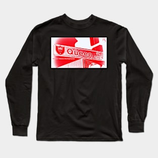 Queen Street, Inglewood, CA RED SPECIAL1 by Mistah Wilson Long Sleeve T-Shirt